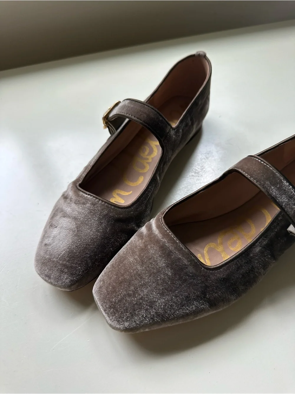 Sam Edelman Velvet Mary Jane Flats